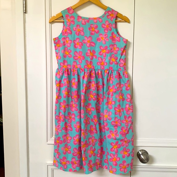 Vintage 90’s Ken Done Floral Print Tank Dress. Girl’s Size 12 - Picture 7 of 8